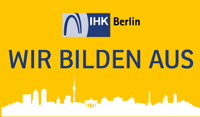 IHK Berlin Logo - Wir bilden aus. RADAS ist ein Ausbildungsbetrieb
